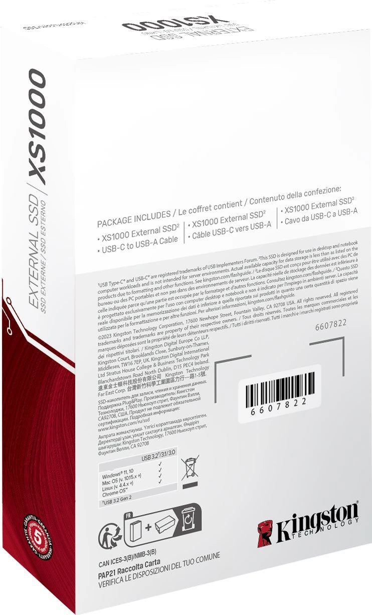 Kingston XS1000 SSD 1TB